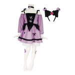 Disfraz Kuromi Vestido Hello Kitty Cosplay Infantil Kuromy