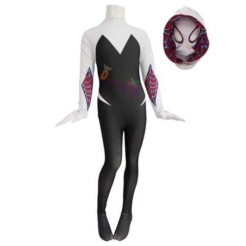 Disfraz Spiderman Gwen Superhéroe Araña Traje Completo