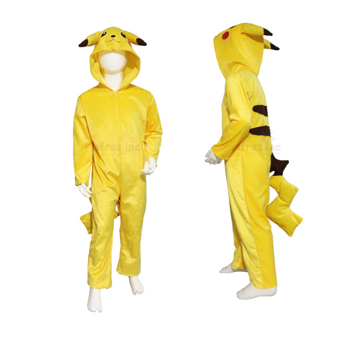 Disfraz Picachu Infantil Cosplay Pokkemon Ash Cosplay Pika