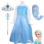 Disfraz Elsa Princesa Frozen Vestido Cosplay Princesa