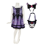 Disfraz Kuromi Infantil Vestido Hello Kitty Cosplay Infantil Kuromy