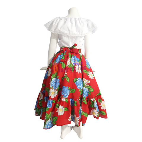 Disfraz Adelita Vestido Patrio Nina Tricolor Traje Mexicano Fiestas Pa DisfrazInc