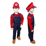 Disfraz Mario Traje Super Mario Bros Cosplay Luigi Bros
