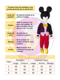 Disfraz Mickey Mouse Cosplay Personaje Ratón Caricatura
