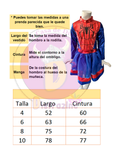 Disfraz Spiderman Tutu Vestido Superhéroe  Cosplay Tutu