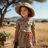 Disfraz Exploradora Scout Cazadora Para Niña Vestido Princesa Exploradora
