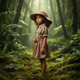Disfraz Exploradora Scout Cazadora Para Niña Vestido Princesa Exploradora