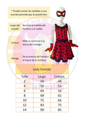 Disfraz Lady Catarina Vestido Cosplay Ladybug Miraculus